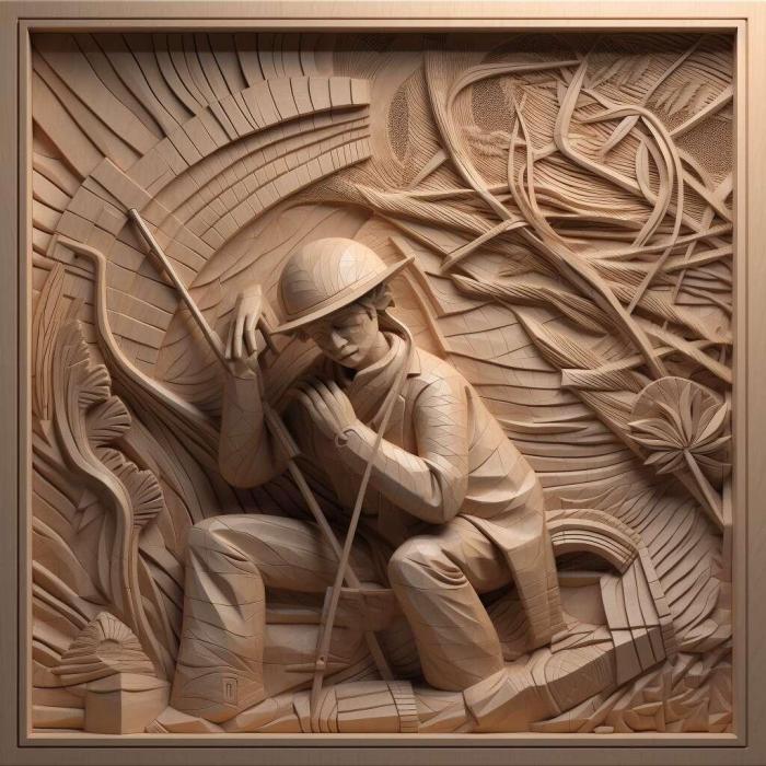 نموذج ثلاثي الأبعاد لآلة CNC 3D Art 